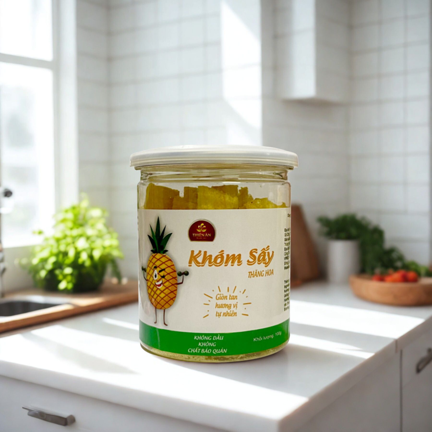 Khóm Sấy Thăng Hoa HŨ 100G