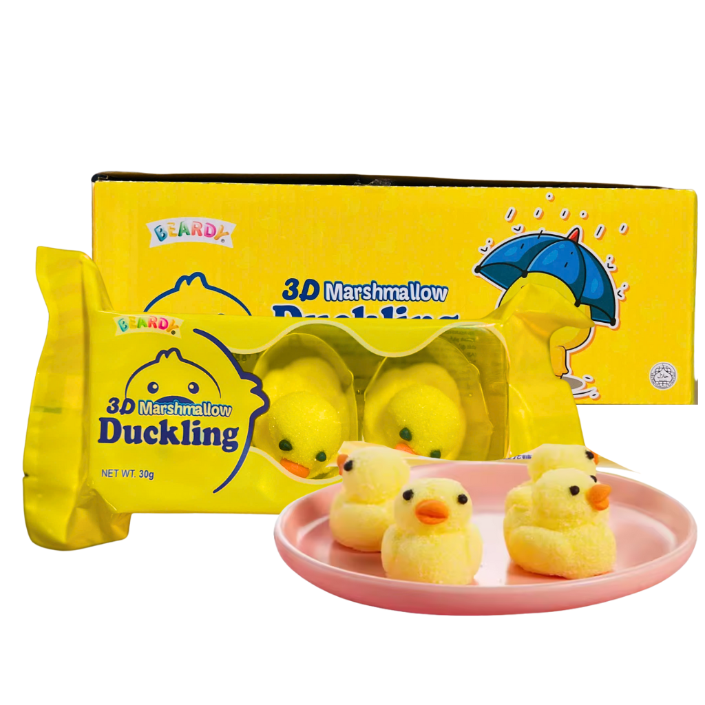 Kẹo Dẻo Marshmallow Hình Con Vịt 3D Beardy – 30g