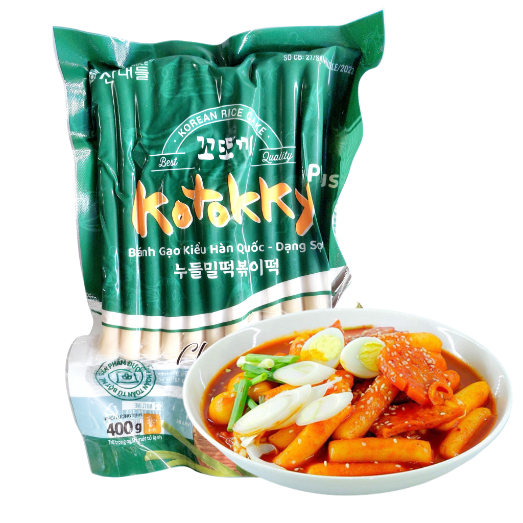 Bánh Gạo Kiểu Hàn Quốc Dạng Sợi Kotokky – 400g