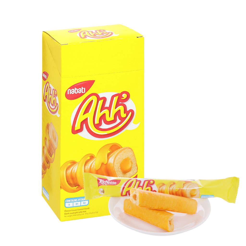 Bánh Xốp Nabati Richeese Ahh Vị Phô Mai – 90gram