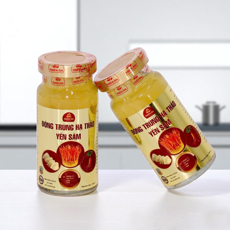 Đông Trùng Hạ Thảo Yến Sâm HỘP 4 HŨ (150ML/HŨ)