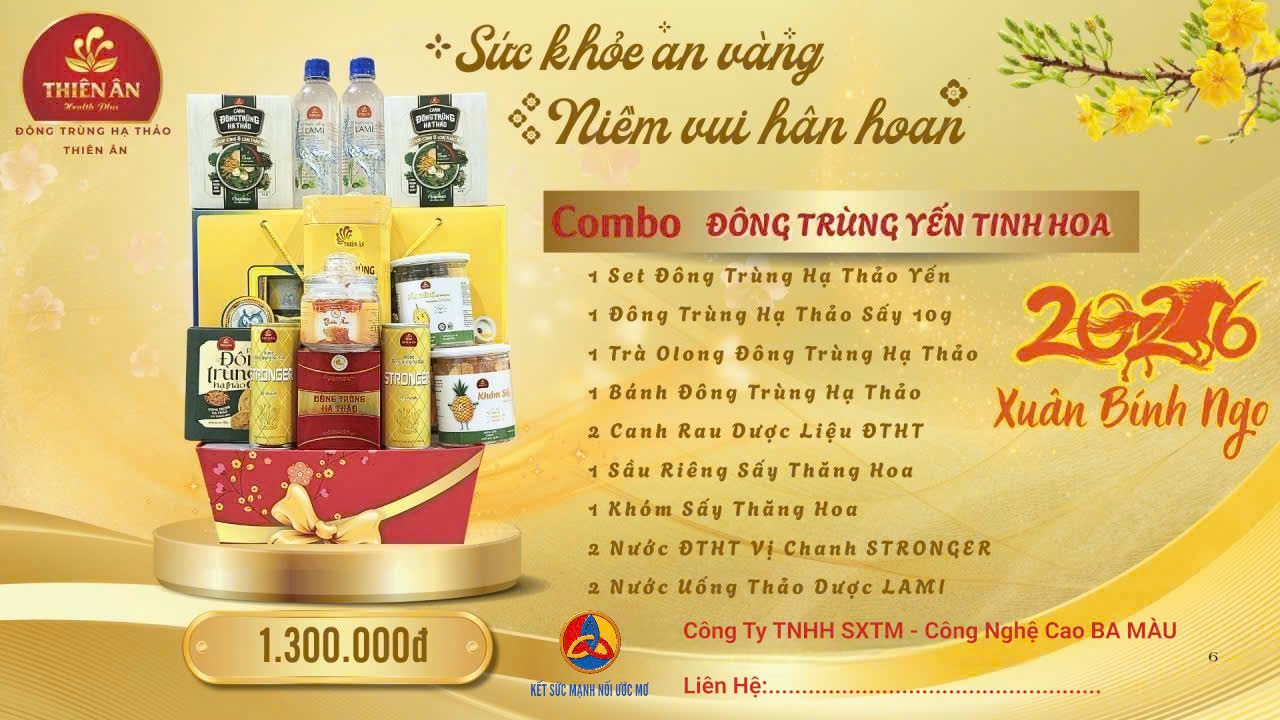 ĐÔNG TRÙNG YẾN TINH HOA